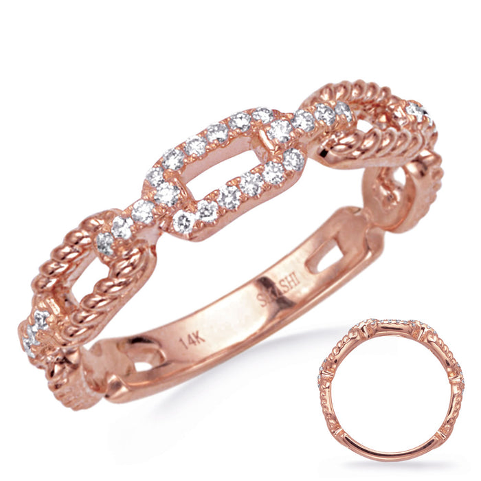 Rose Gold Diamond Band - EN4790-BRG