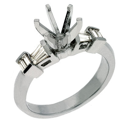 Platinum Engagement Ring - EN6017-PL