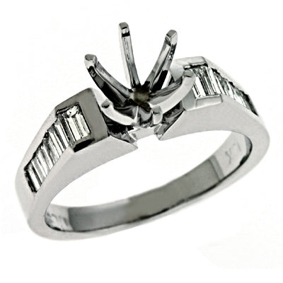 Platinum Engagement Ring - EN6023-PL