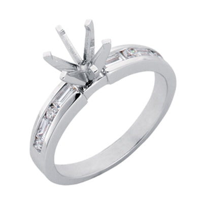 Platinum Engagement Ring - EN6025-PL