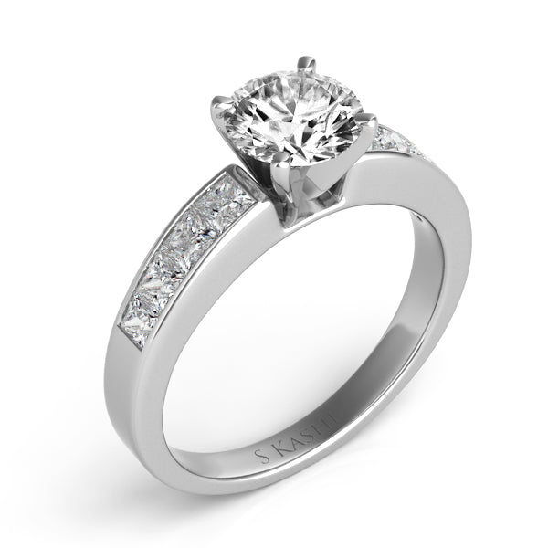 White Gold Engagement Ring - EN6026WG