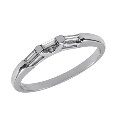 White Gold Matching Band - EN6027-BWG