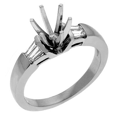 Platinum Engagement Ring - EN6027-PL