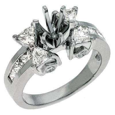 Platinum Engagement Ring - EN6058-PL