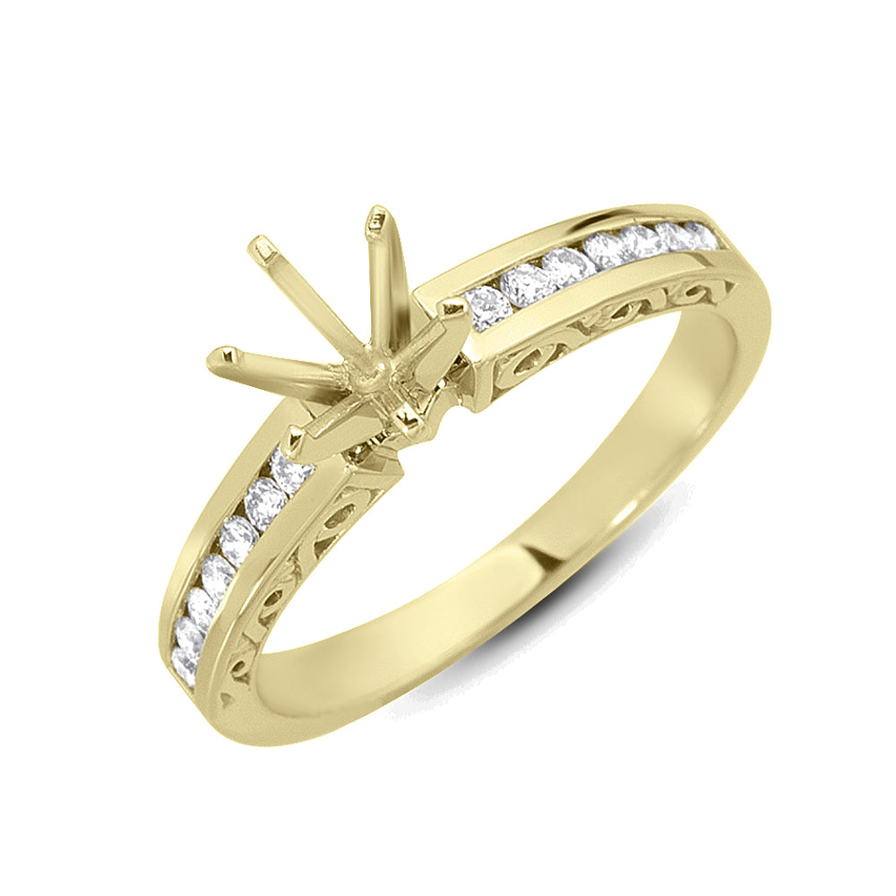 Yello Gold Engagement Ring - EN6092YG