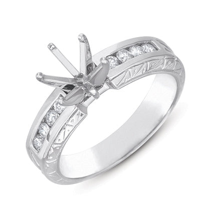 White Gold Engagement Ring - EN6094WG