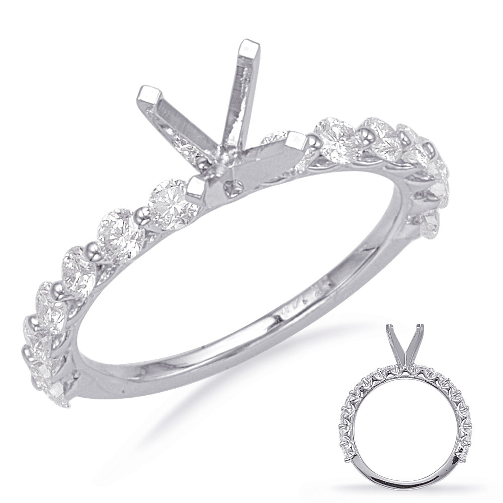 White Gold Engagement Ring - EN6113WG
