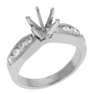 Platinum Engagement Ring - EN6134-PL