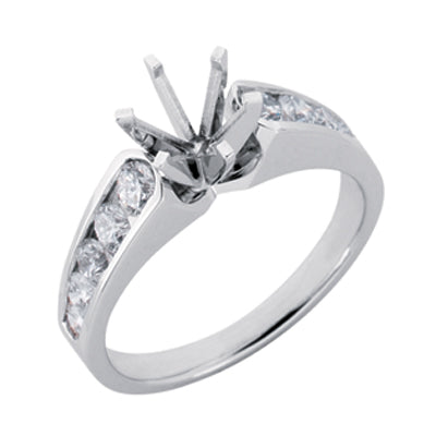 White Gold Engagement Ring - EN6140WG