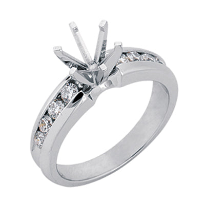 Platinum Engagement Ring - EN6159-PL