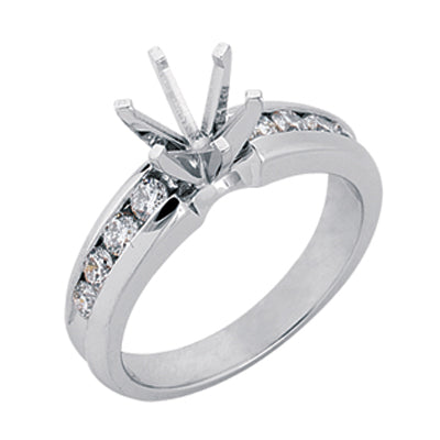 White Gold Engagement Ring - EN6159WG