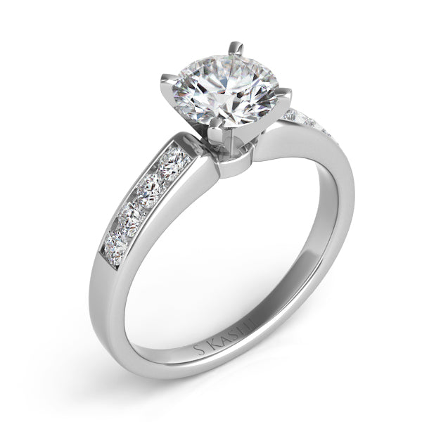 Platinum Engagement Ring - EN6195-PL