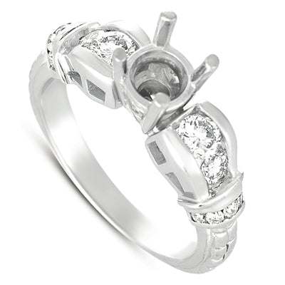 Platinum Engagement Ring - EN6196-PL