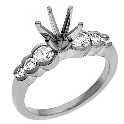 White Gold Engagement Ring - EN6199WG