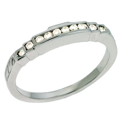 White Gold Matching Band - EN6205-BWG