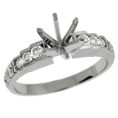 Platinum Engagement Ring - EN6205-PL