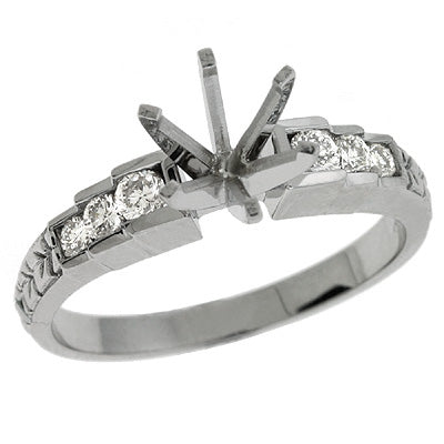 White Gold Engagement Ring - EN6205WG