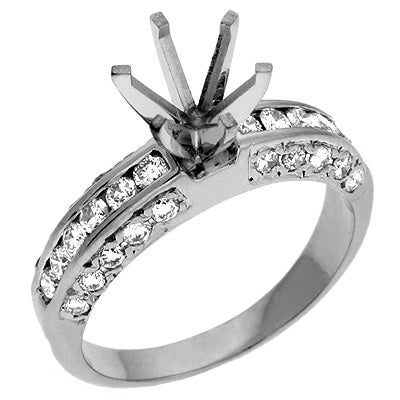 White Gold Engagement Ring - EN6211WG