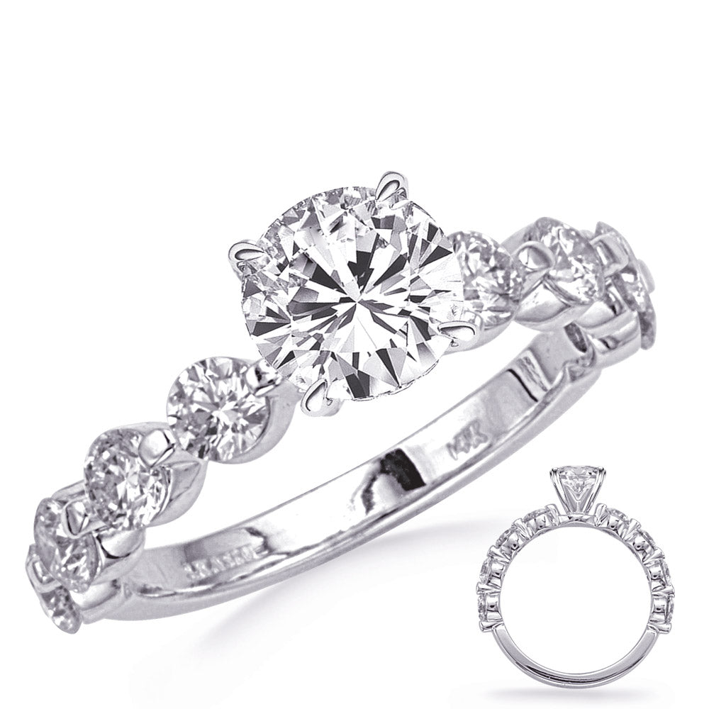 White Gold Engagement Ring - EN6216WG