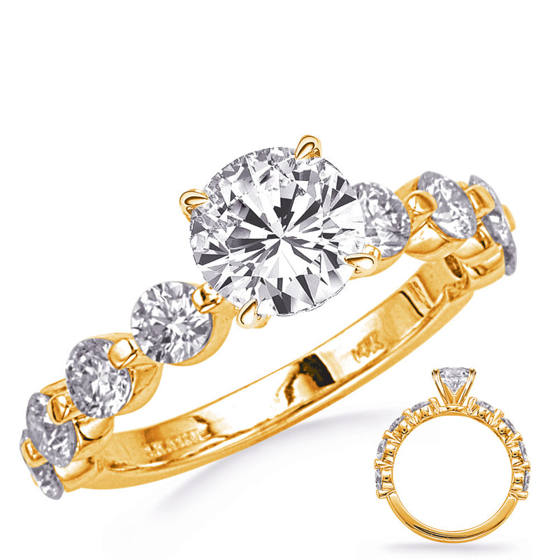 Yellow Gold Engagement Ring - EN6216YG