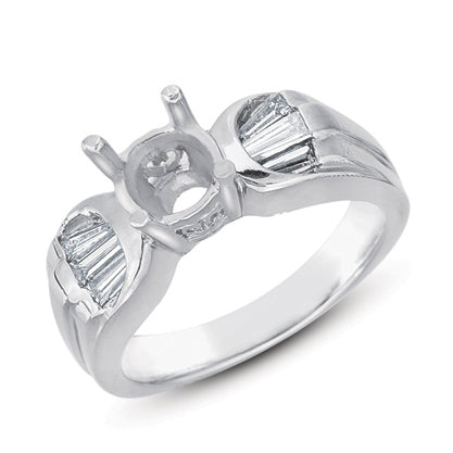White Gold Engagement Ring - EN6252WG