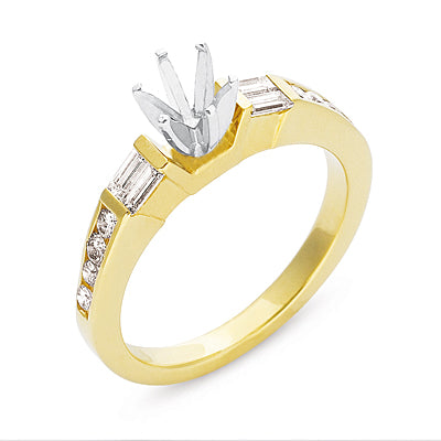 Yellow Gold Engagement Ring - EN6267YG