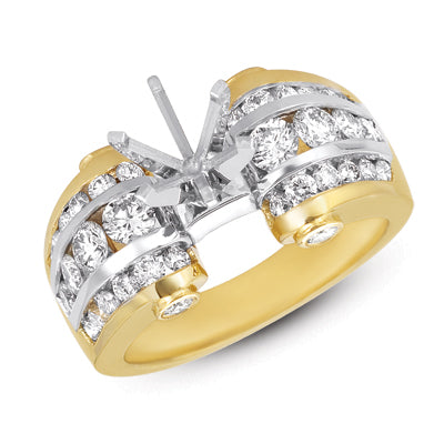 Yellow & Gold Engagement Ring - EN6275YW