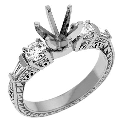 Platinum Engagement Ring - EN6283-PL