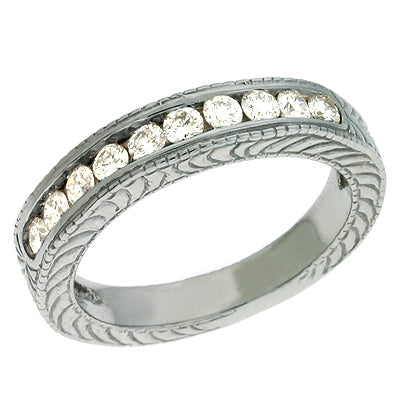White Gold Matching Band - EN6291-BWG