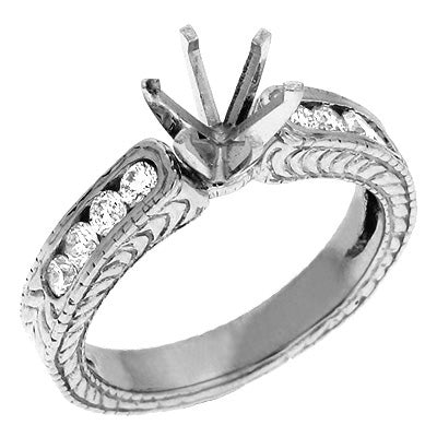 White Gold Engagement Ring - EN6291WG