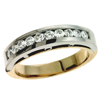 Yellow & White Gold Matching Band - EN6314-BYW