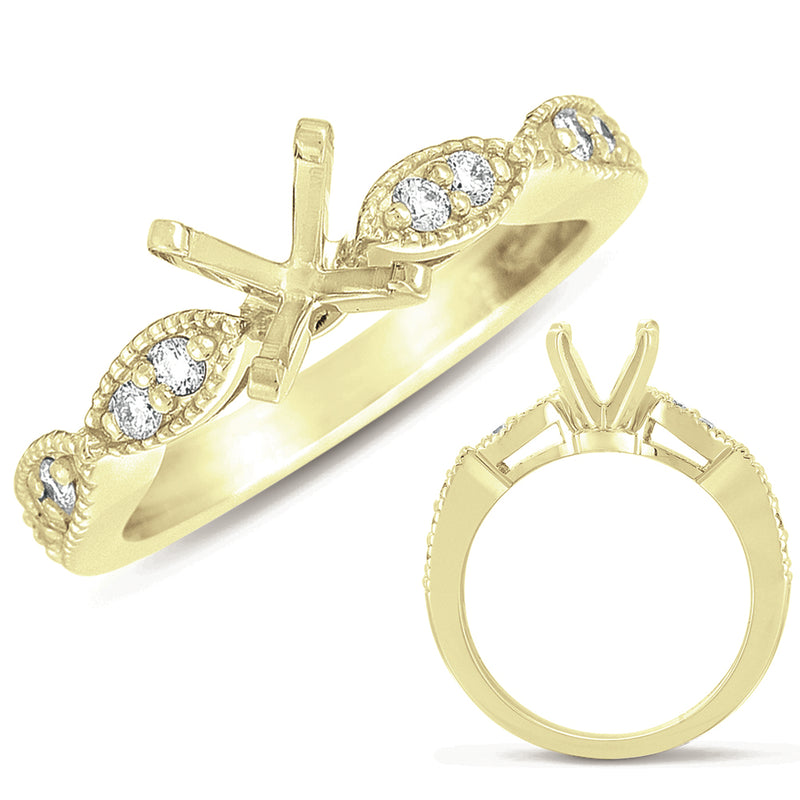 Yellow Gold Engagement Ring - EN6333YG