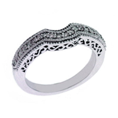 White Gold Matching Band - EN6338-BWG