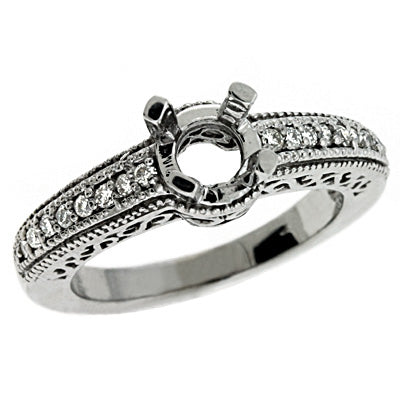 Palladium Engagement Ring - EN6338-PD