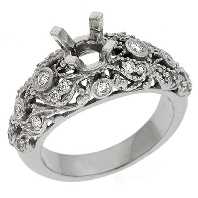 Platinum Engagement Ring - EN6355-PL