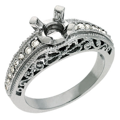 White Gold Engagement Ring - EN6356WG