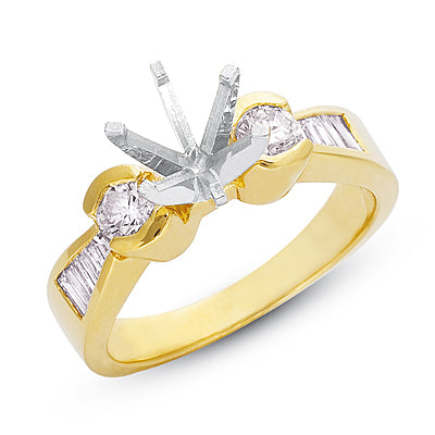 Yellow Gold Engagement Ring - EN6363