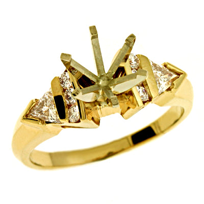 Yellow Gold Engagement Ring - EN6370