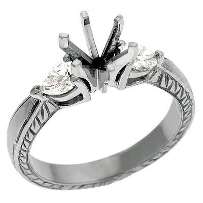 Platinum Engagement Ring - EN6371-PL