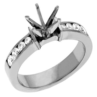 White Gold Engagement Ring - EN6375WG
