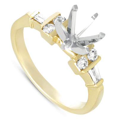 Yellow Gold Engagement Ring - EN6384YG