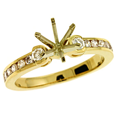 Yellow Gold Engagement Ring - EN6399