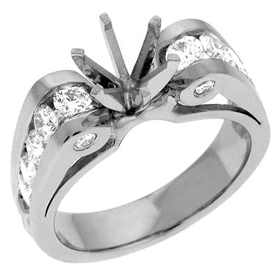 Platinum Engagement Ring - EN6401-PL