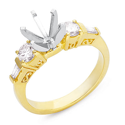 Yellow Gold Engagement Ring - EN6411