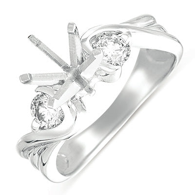 Platinum Engagement Ring - EN6437-PL