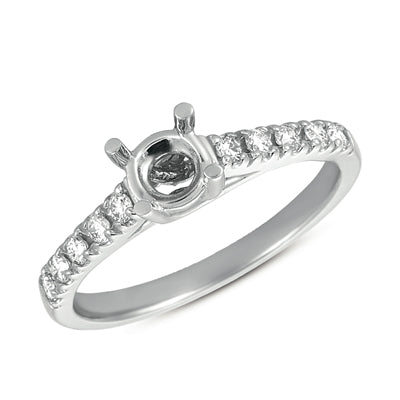 White Gold Engagement Ring - EN6449WG