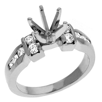 White Gold Engagement Ring - EN6461WG