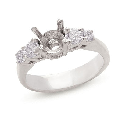 Platinum Engagement Ring - EN6467-PL