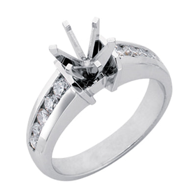 Platinum Engagement Ring - EN6468-PL