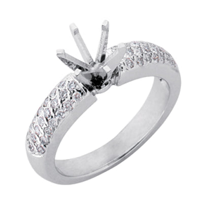 Platinum Engagement Ring - EN6502-PL